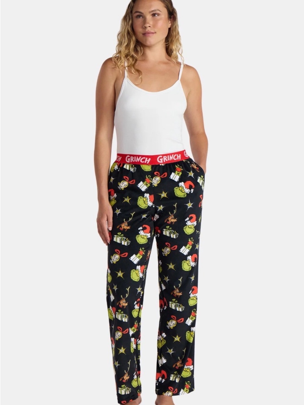 Grinch Holiday Lounge Pants - Black/Green - Picture 5 of 5